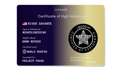 River Savante: Youngest American Female to Summit Everest - Exploraris Adventure Certification